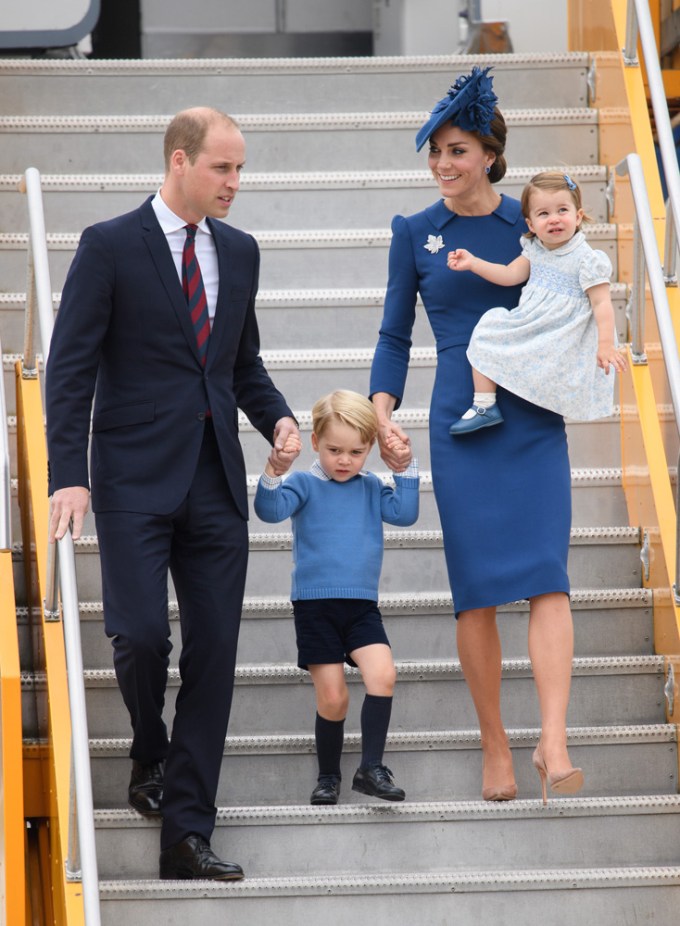 Prince William & Kate Middleton With Family IN Canada