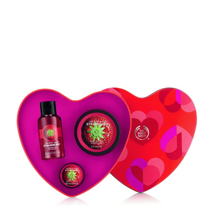 The Body Shop – Mini Strawberry Heart Gift Set