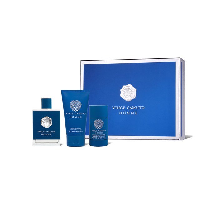 Vince Camuto Homme Cologne and Deodorant Gift Set For Men