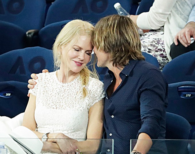 Nicole Kidman & Keith Urban at the Australian Open