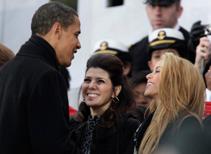 Shakira, Marisa Tomei, & Barack Obama