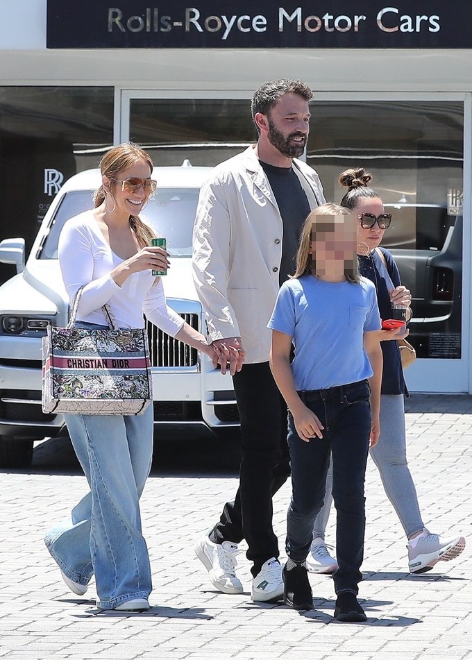 Ben Affleck & Jennifer Lopez Visit The Rolls Royce Dealership