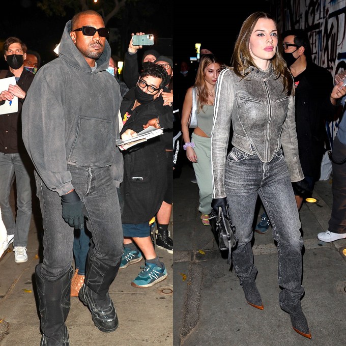 Kanye West & Julia Fox in L.A.